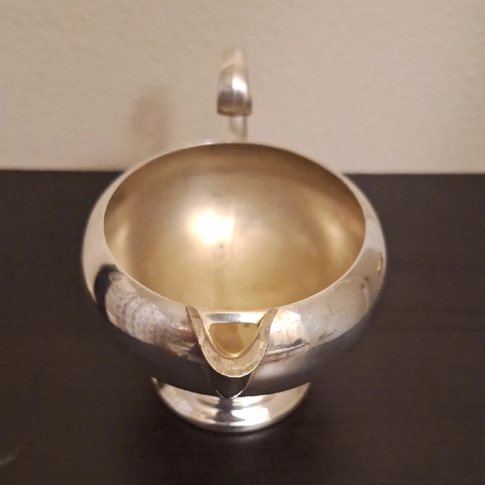 Silver Creamer Dish Bristol Silver
